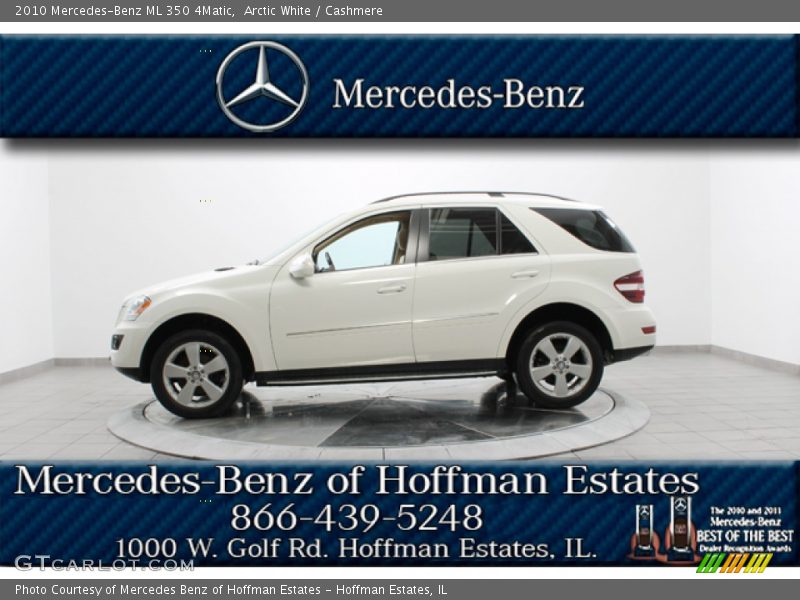 Arctic White / Cashmere 2010 Mercedes-Benz ML 350 4Matic