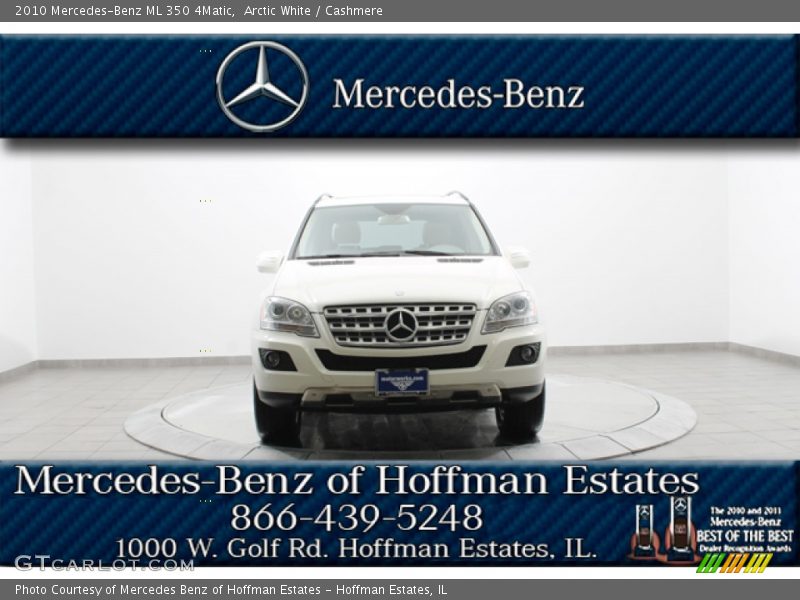 Arctic White / Cashmere 2010 Mercedes-Benz ML 350 4Matic