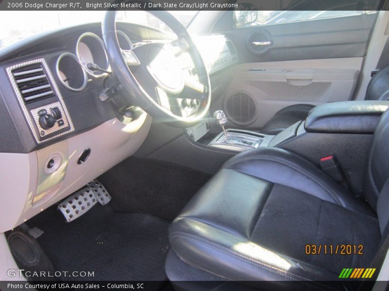 Bright Silver Metallic / Dark Slate Gray/Light Graystone 2006 Dodge Charger R/T
