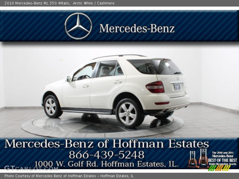Arctic White / Cashmere 2010 Mercedes-Benz ML 350 4Matic