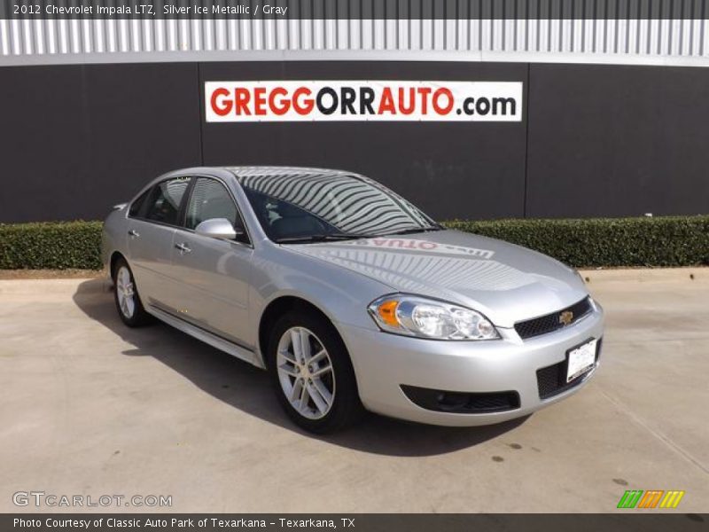 Silver Ice Metallic / Gray 2012 Chevrolet Impala LTZ
