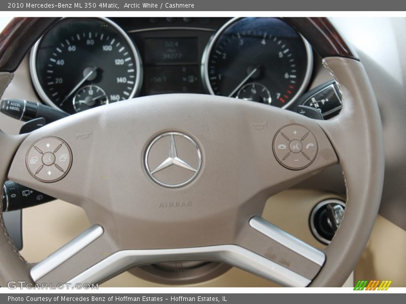 Arctic White / Cashmere 2010 Mercedes-Benz ML 350 4Matic