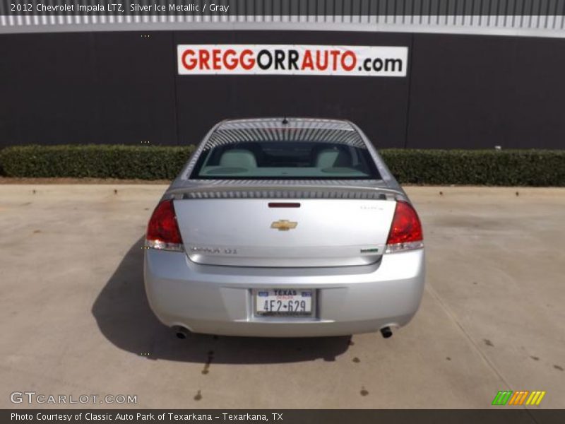 Silver Ice Metallic / Gray 2012 Chevrolet Impala LTZ