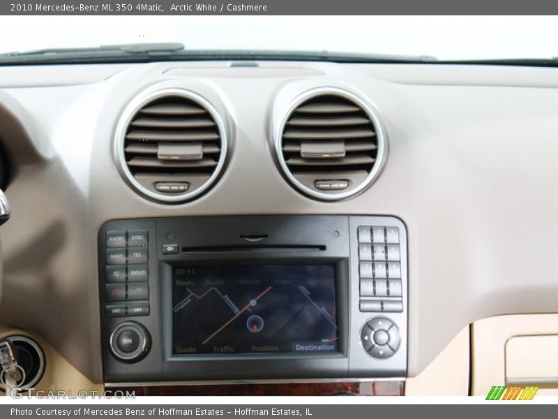 Arctic White / Cashmere 2010 Mercedes-Benz ML 350 4Matic