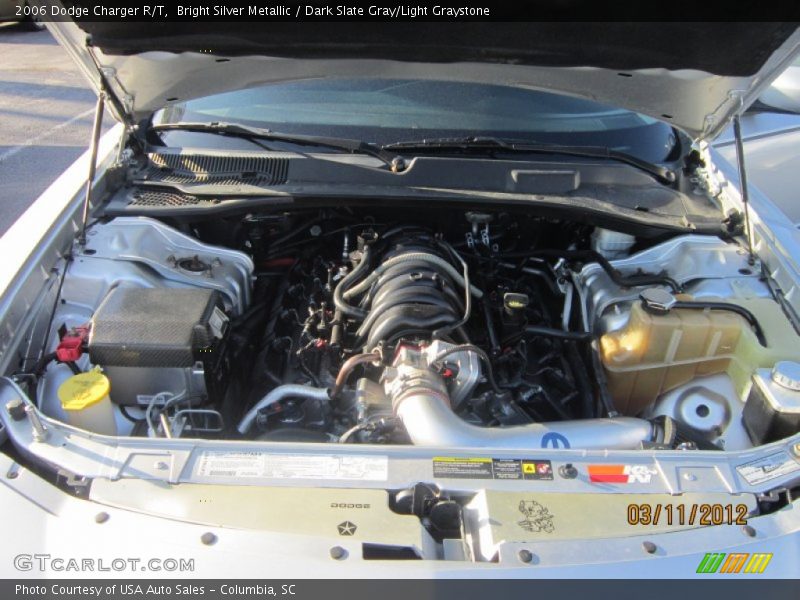 Bright Silver Metallic / Dark Slate Gray/Light Graystone 2006 Dodge Charger R/T