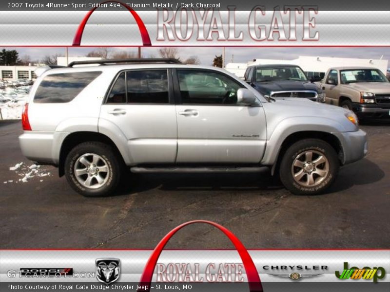 Titanium Metallic / Dark Charcoal 2007 Toyota 4Runner Sport Edition 4x4
