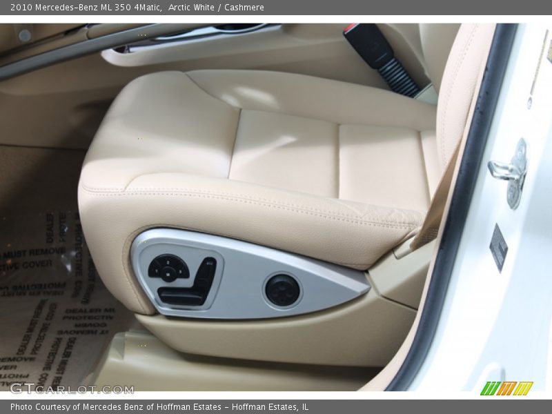 Front Seat of 2010 ML 350 4Matic