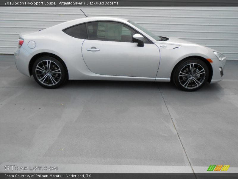 Argento Silver / Black/Red Accents 2013 Scion FR-S Sport Coupe
