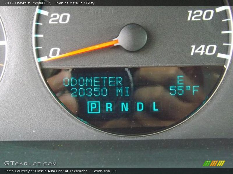 Silver Ice Metallic / Gray 2012 Chevrolet Impala LTZ