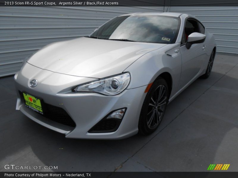 Argento Silver / Black/Red Accents 2013 Scion FR-S Sport Coupe