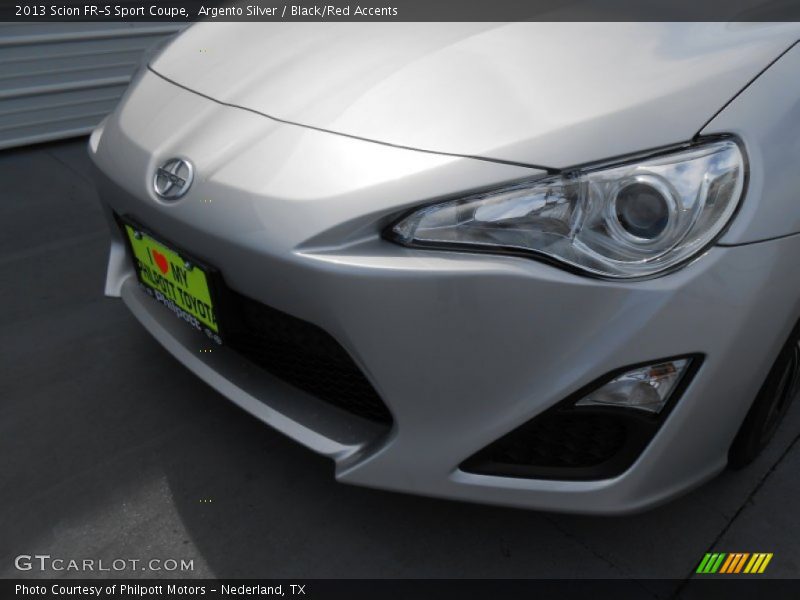 Argento Silver / Black/Red Accents 2013 Scion FR-S Sport Coupe