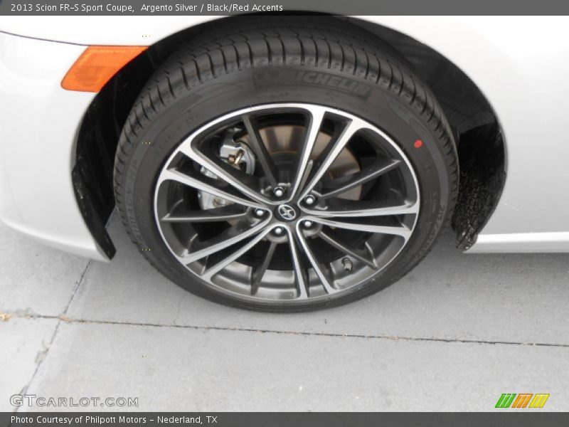 Argento Silver / Black/Red Accents 2013 Scion FR-S Sport Coupe