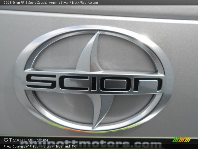 Argento Silver / Black/Red Accents 2013 Scion FR-S Sport Coupe