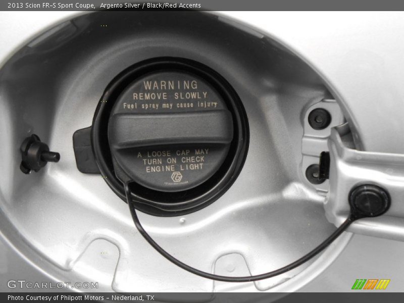 Argento Silver / Black/Red Accents 2013 Scion FR-S Sport Coupe