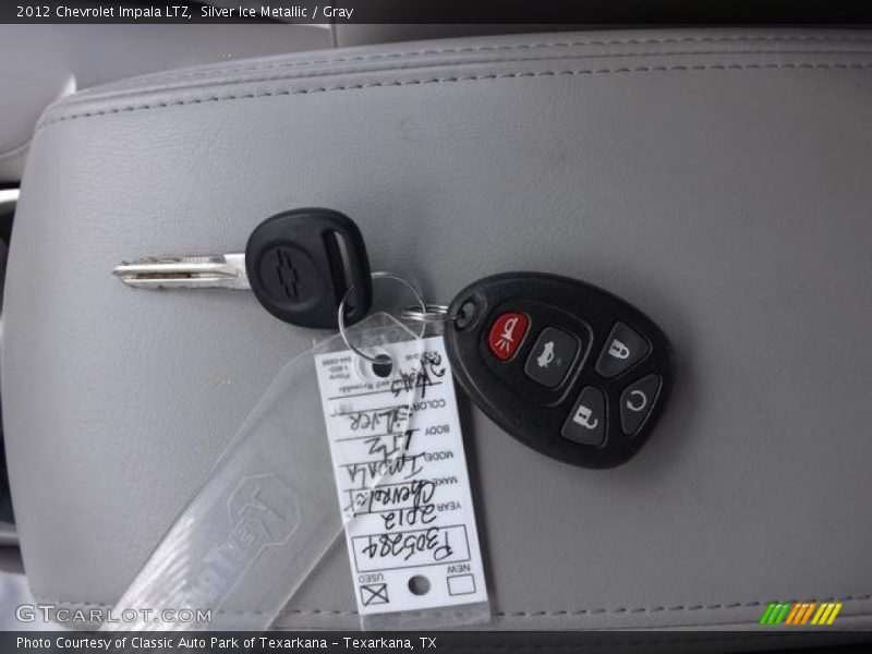 Silver Ice Metallic / Gray 2012 Chevrolet Impala LTZ