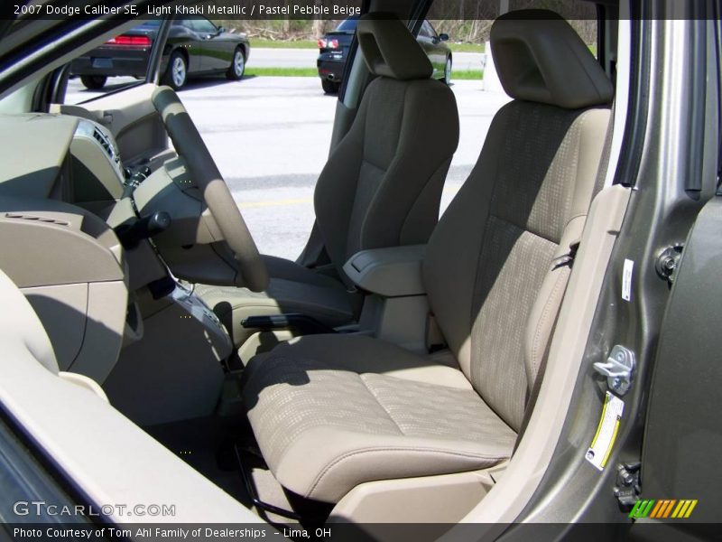 Light Khaki Metallic / Pastel Pebble Beige 2007 Dodge Caliber SE