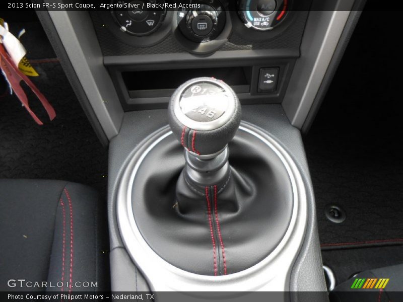 Argento Silver / Black/Red Accents 2013 Scion FR-S Sport Coupe