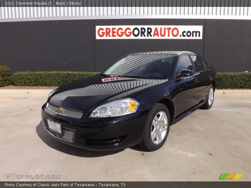 Black / Ebony 2012 Chevrolet Impala LT