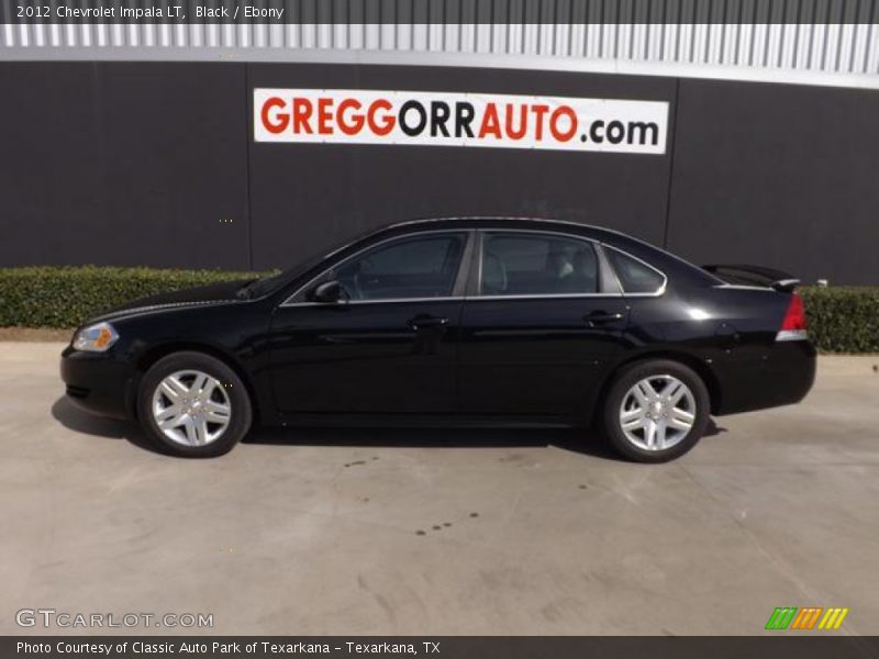 Black / Ebony 2012 Chevrolet Impala LT
