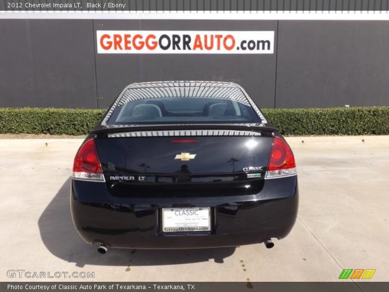 Black / Ebony 2012 Chevrolet Impala LT