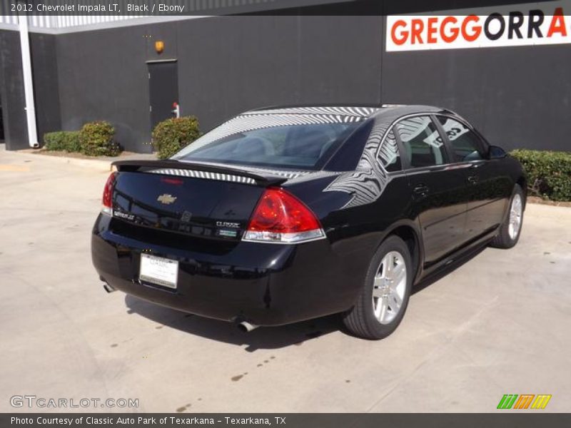 Black / Ebony 2012 Chevrolet Impala LT