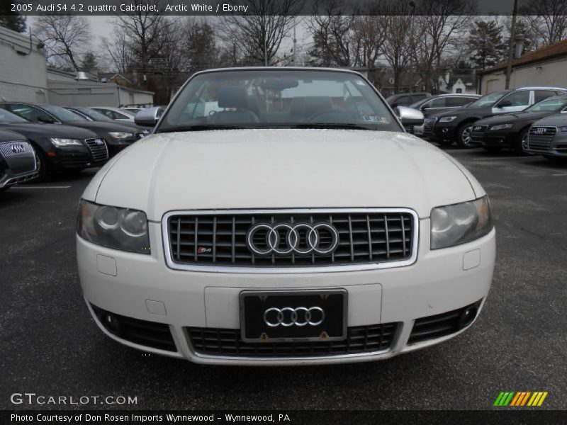Arctic White / Ebony 2005 Audi S4 4.2 quattro Cabriolet