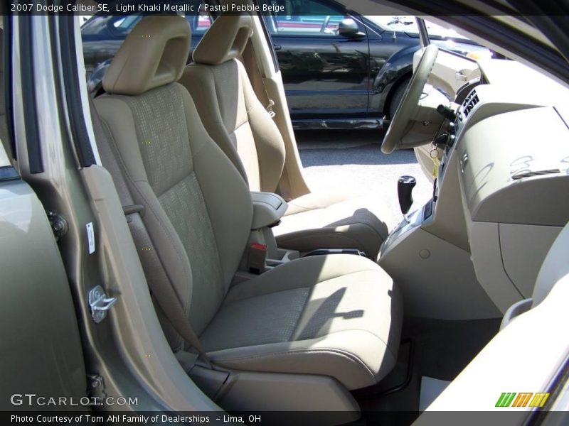 Light Khaki Metallic / Pastel Pebble Beige 2007 Dodge Caliber SE