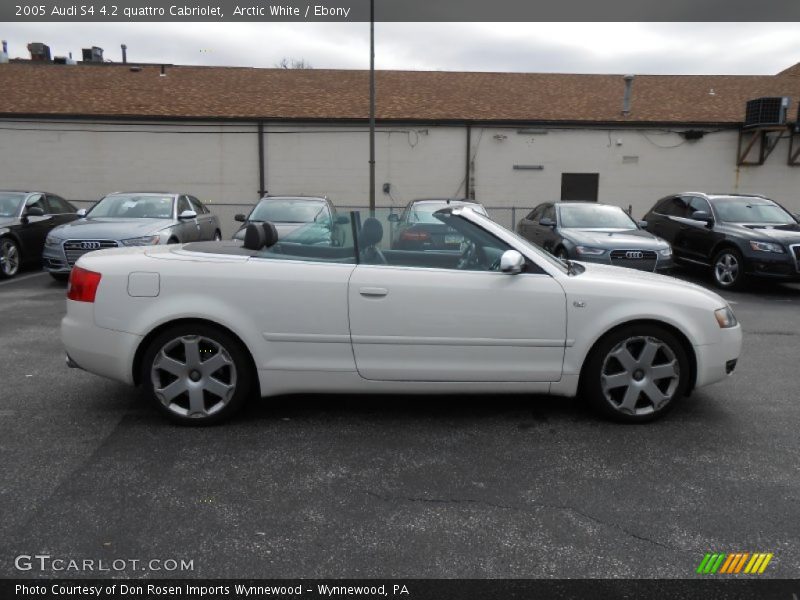 Arctic White / Ebony 2005 Audi S4 4.2 quattro Cabriolet
