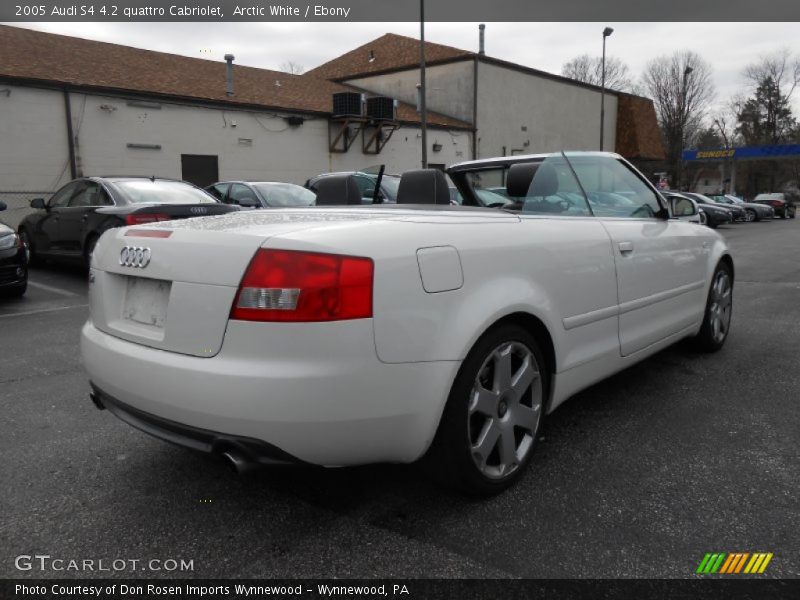 Arctic White / Ebony 2005 Audi S4 4.2 quattro Cabriolet