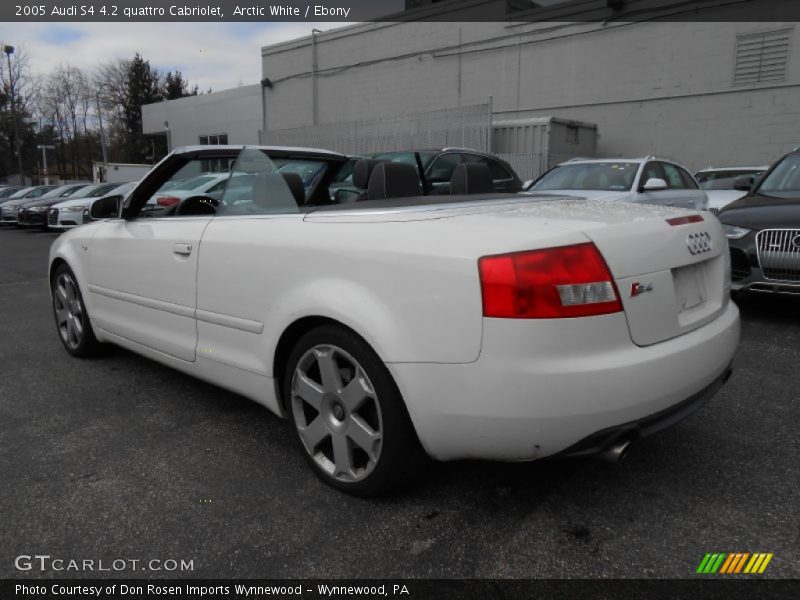 Arctic White / Ebony 2005 Audi S4 4.2 quattro Cabriolet