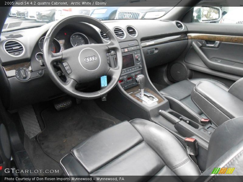 Ebony Interior - 2005 S4 4.2 quattro Cabriolet 