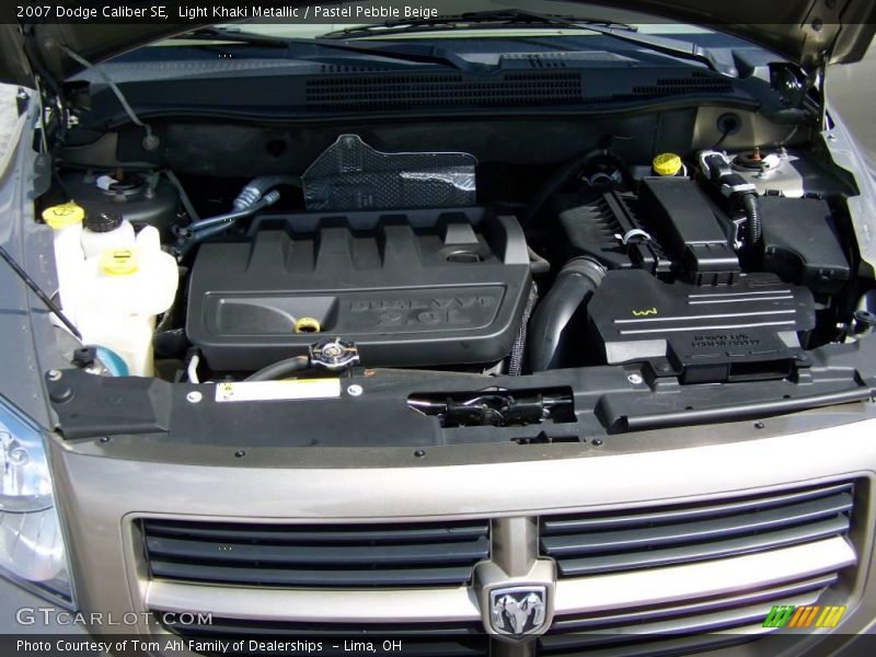 Light Khaki Metallic / Pastel Pebble Beige 2007 Dodge Caliber SE