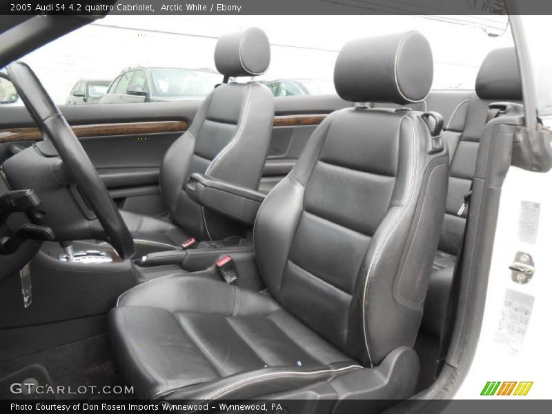 Front Seat of 2005 S4 4.2 quattro Cabriolet