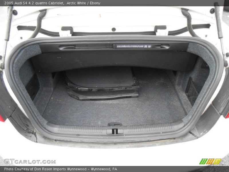  2005 S4 4.2 quattro Cabriolet Trunk