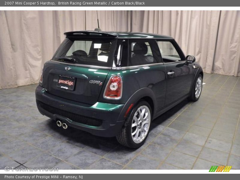 British Racing Green Metallic / Carbon Black/Black 2007 Mini Cooper S Hardtop