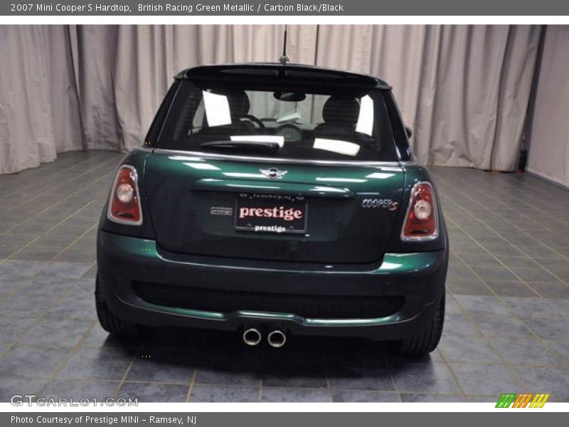 British Racing Green Metallic / Carbon Black/Black 2007 Mini Cooper S Hardtop