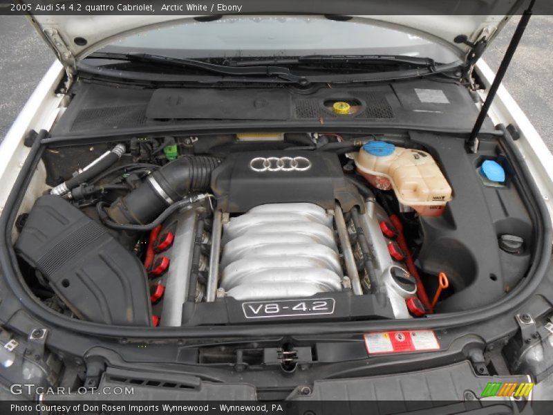  2005 S4 4.2 quattro Cabriolet Engine - 4.2 Liter DOHC 40-Valve V8