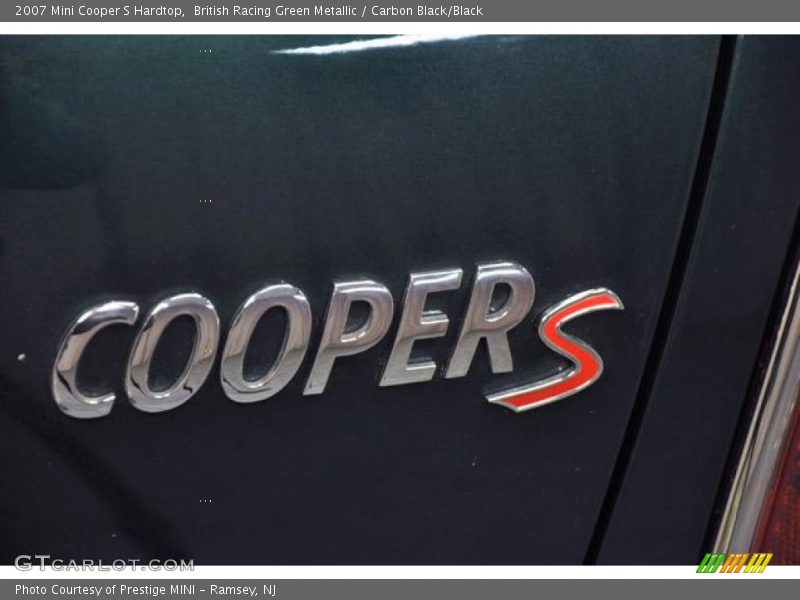 British Racing Green Metallic / Carbon Black/Black 2007 Mini Cooper S Hardtop