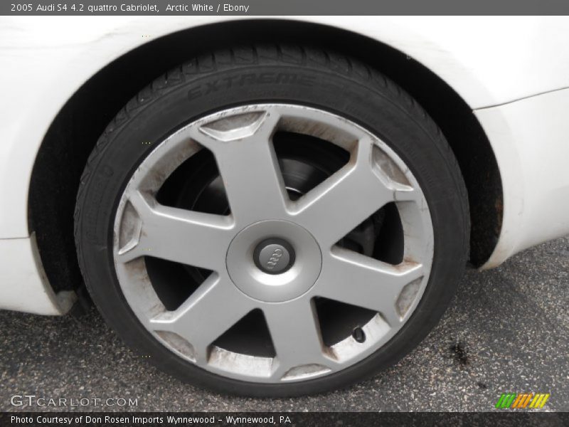 Arctic White / Ebony 2005 Audi S4 4.2 quattro Cabriolet