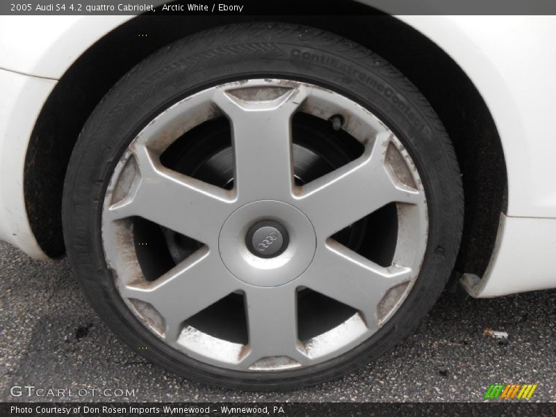 Arctic White / Ebony 2005 Audi S4 4.2 quattro Cabriolet