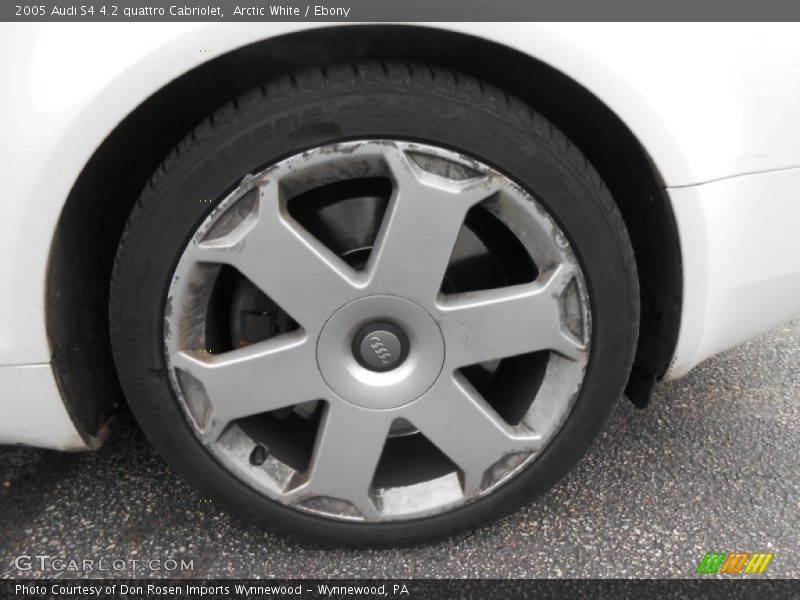 Arctic White / Ebony 2005 Audi S4 4.2 quattro Cabriolet