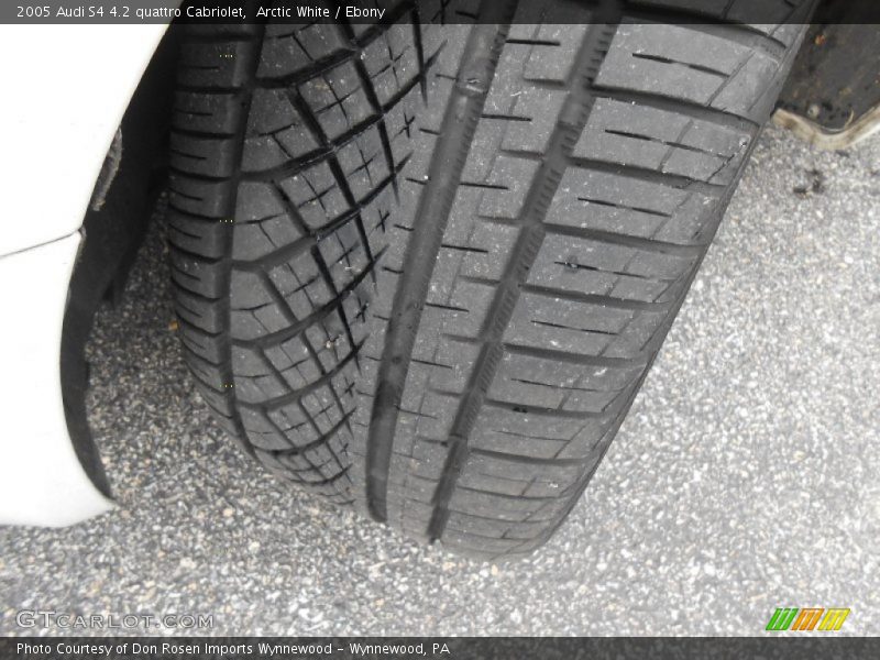 Arctic White / Ebony 2005 Audi S4 4.2 quattro Cabriolet