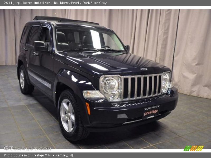 Blackberry Pearl / Dark Slate Gray 2011 Jeep Liberty Limited 4x4