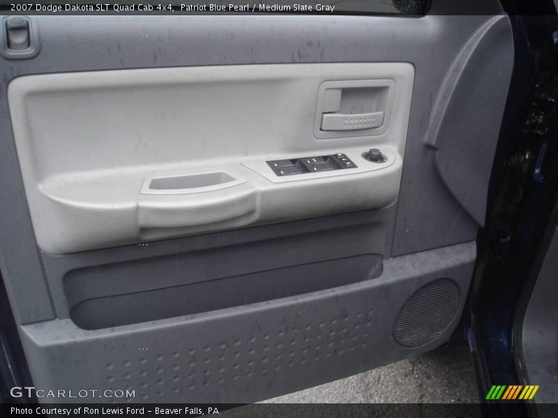 Patriot Blue Pearl / Medium Slate Gray 2007 Dodge Dakota SLT Quad Cab 4x4
