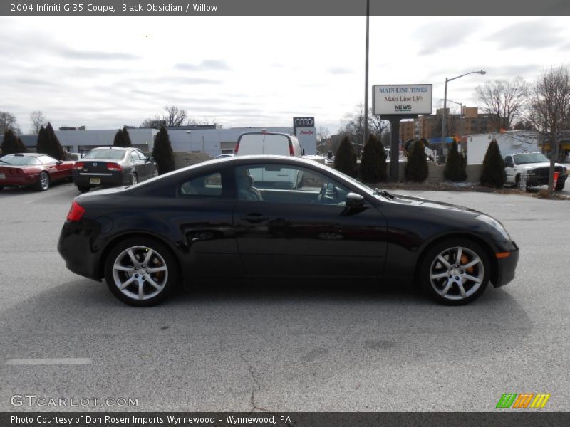 Black Obsidian / Willow 2004 Infiniti G 35 Coupe