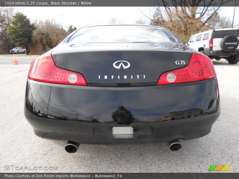 Black Obsidian / Willow 2004 Infiniti G 35 Coupe