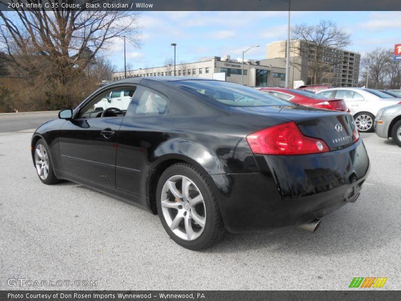 Black Obsidian / Willow 2004 Infiniti G 35 Coupe