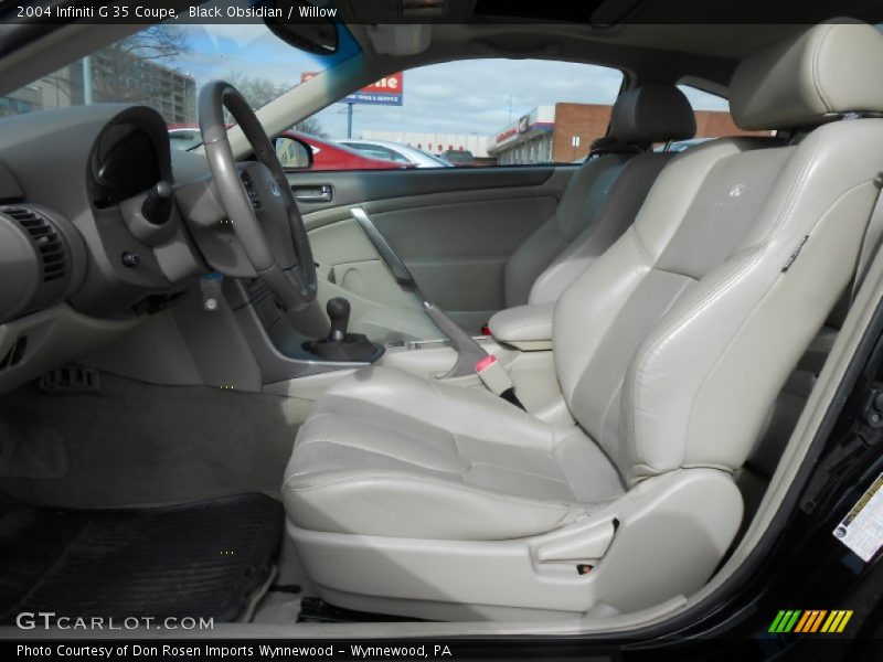 Black Obsidian / Willow 2004 Infiniti G 35 Coupe