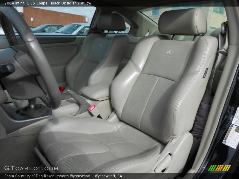 Black Obsidian / Willow 2004 Infiniti G 35 Coupe