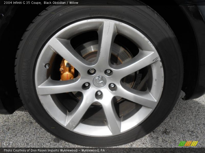 Black Obsidian / Willow 2004 Infiniti G 35 Coupe